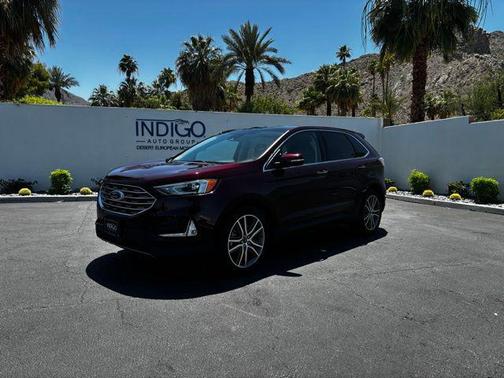Burgundy Velvet Metallic Tinted Clearcoat 2020 Ford Edge Titanium