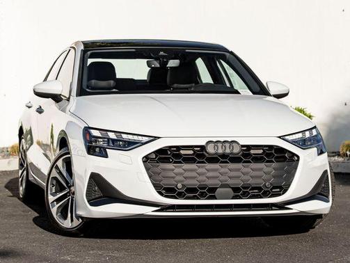 Glacier White Metallic 2025 Audi A3 Premium