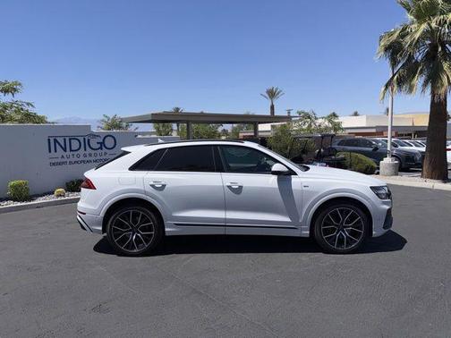 Glacier White Metallic 2023 Audi Q8 55 Prestige