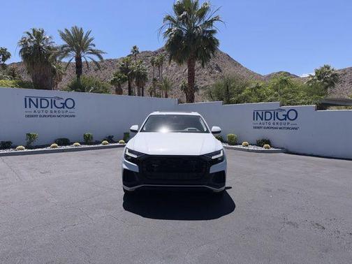 Glacier White Metallic 2023 Audi Q8 55 Prestige