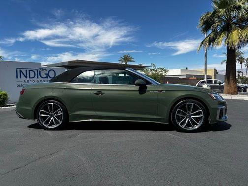 District Green Metallic/Black Roof 2023 Audi A5 45 S line Premium Plus
