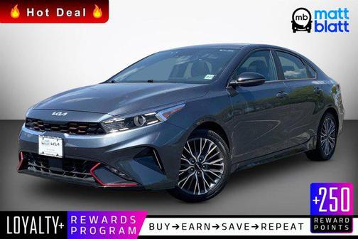 Gravity Gray 2023 Kia Forte GT-Line