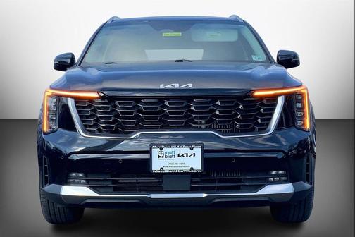 Aurora Black Pearl 2025 Kia Sorento Hybrid EX
