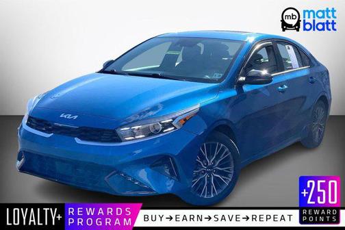 Sporty Blue 2023 Kia Forte GT-Line