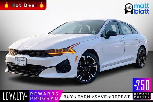 Glacial White Pearl 2023 Kia K5 GT-Line