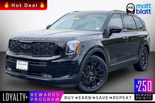 Ebony Black 2022 Kia Telluride SX