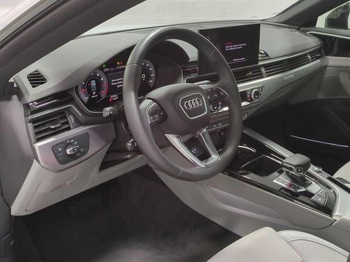 Glacier White Metallic 2023 Audi A5 Sportback 45 S Line Premium Plus