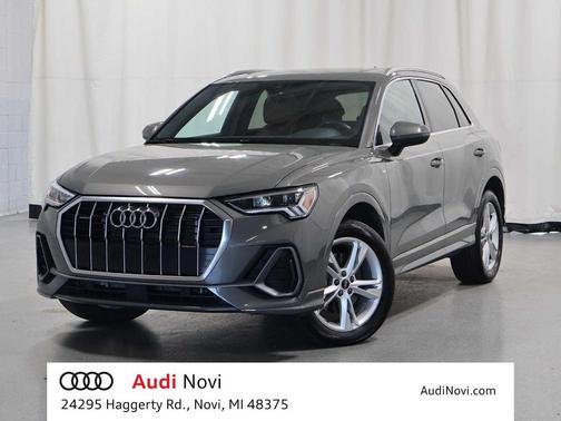 Chronos Gray Metallic 2023 Audi Q3 Premium 45 TFSI S line quattro Tiptronic