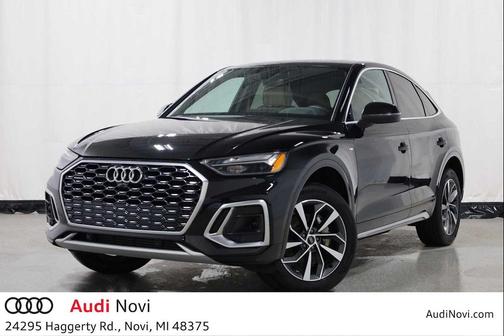 Mythos Black Metallic 2023 Audi Q5 45 S line Premium Plus