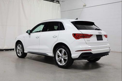 White 2022 Audi Q3 45 S line Premium