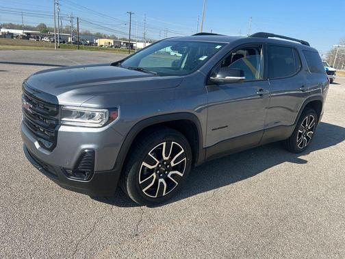 Satin Steel Metallic 2021 GMC Acadia FWD SLT