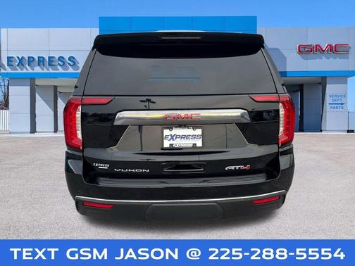 Onyx Black 2024 GMC Yukon 4WD AT4