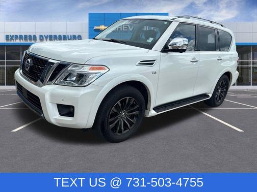 Pearl White 2020 Nissan Armada Platinum 4WD