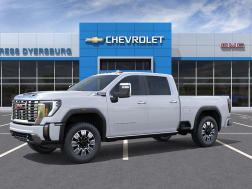 Glacier White Tricoat 2026 GMC Sierra 2500 Denali