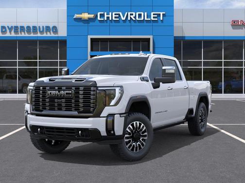 Glacier White Tricoat 2026 GMC Sierra 2500 Denali Ultimate