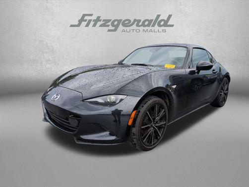 Jet Black Mica 2025 Mazda MX-5 Miata RF Grand Touring