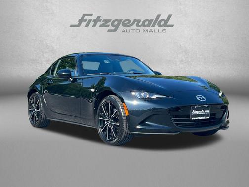 Jet Black Mica 2025 Mazda MX-5 Miata RF Grand Touring