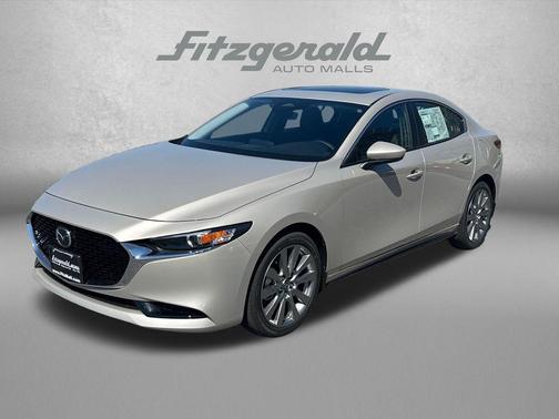 Platinum Quartz Metallic 2026 Mazda Mazda3 FWD w/Preferred Package