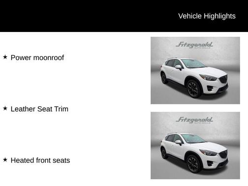 Crystal White Pearl Mica 2016 Mazda CX-5 Grand Touring