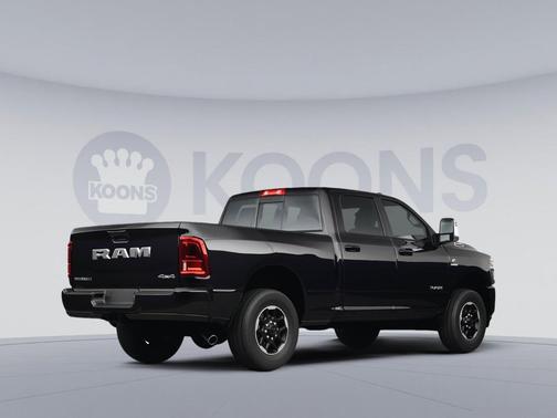 Diamond Black Crystal Pearlcoat 2025 RAM 2500 Laramie Crew Cab 4x4 6'4' Box