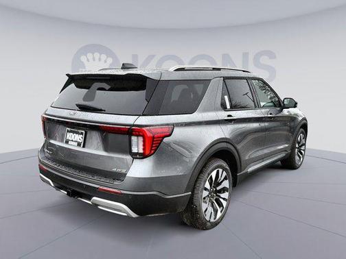 Carbonized Gray Metallic 2026 Ford Explorer Platinum