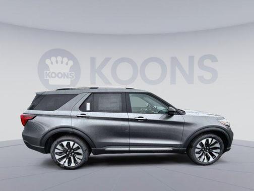 Carbonized Gray Metallic 2026 Ford Explorer Platinum