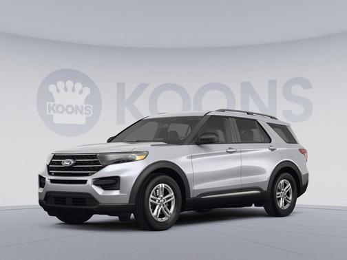 ICONIC SILVER METALLIC 2022 Ford Explorer XLT