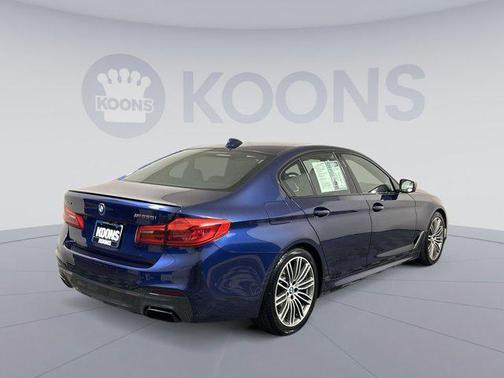 Mediterranean Blue Metallic 2019 BMW M550 i Xdrive