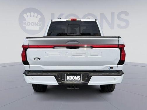 SPACE WHITE METALLIC 2025 Ford F-150 Lightning LARIAT