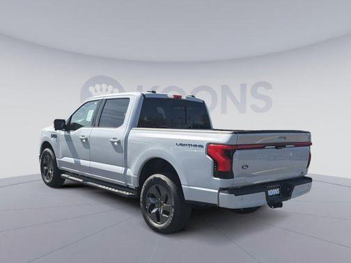 SPACE WHITE METALLIC 2025 Ford F-150 Lightning LARIAT