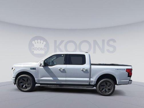 SPACE WHITE METALLIC 2025 Ford F-150 Lightning LARIAT