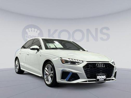 Glacier White Metallic 2023 Audi A4 45 S line Premium Plus