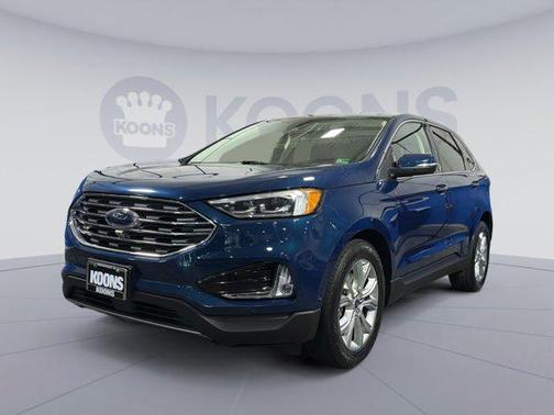DARK PERSIAN GREEN 2020 Ford Edge Titanium