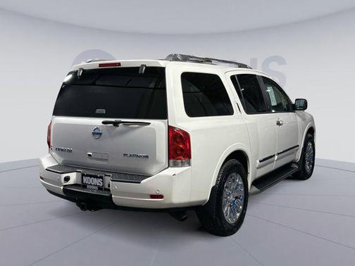 Pearl White 2015 Nissan Armada Platinum