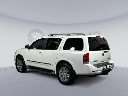 Pearl White 2015 Nissan Armada Platinum