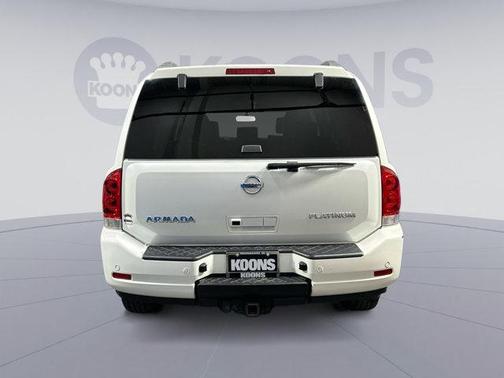 Pearl White 2015 Nissan Armada Platinum
