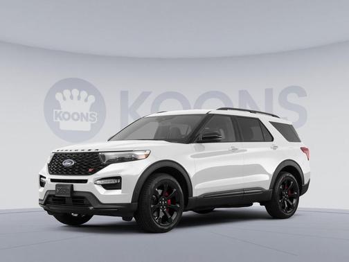 STAR WHITE MET TRI-COAT 2022 Ford Explorer ST