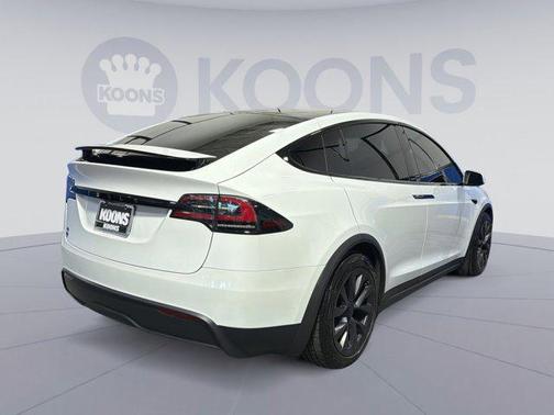 Pearl White Multi-Coat 2023 Tesla Model X Plaid Tri Motor All-Wheel Drive