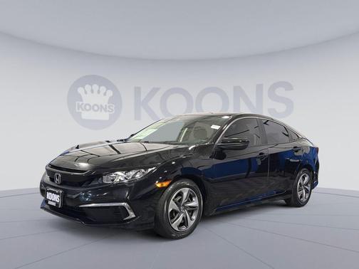 Crystal Black Pearl 2020 Honda Civic LX