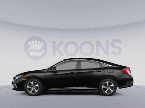 Crystal Black Pearl 2020 Honda Civic LX