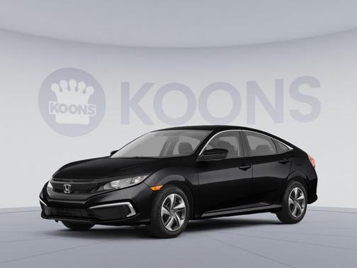 Crystal Black Pearl 2020 Honda Civic LX