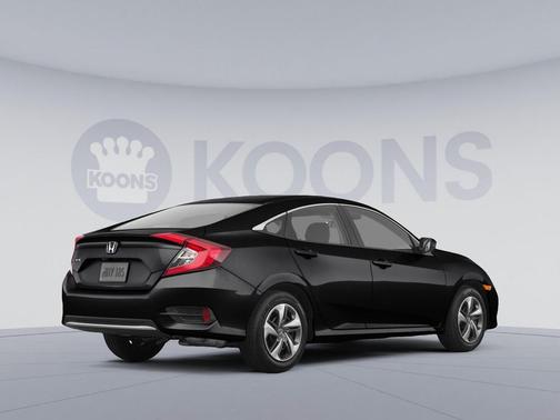 Crystal Black Pearl 2020 Honda Civic LX