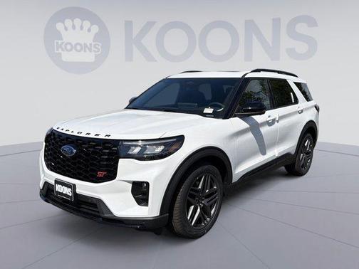 Star White Metallic Tri-Coat 2026 Ford Explorer ST