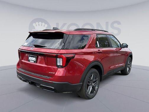 Rapid Red Metallic Tinted Clearcoat 2026 Ford Explorer ST-Line