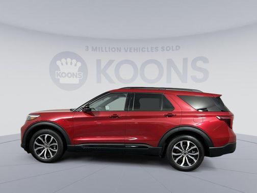 Rapid Red Metallic Tinted Clearcoat 2021 Ford Explorer ST
