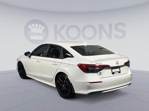 Platinum White Pearl 2024 Honda Civic Sport