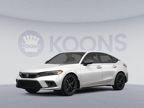 Platinum White Pearl 2024 Honda Civic Sport