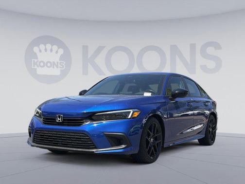 Aegean Blue Metallic 2023 Honda Civic Sport