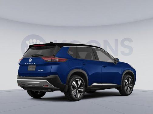 Caspian Blue Metallic/Super Black 2021 Nissan Rogue SL