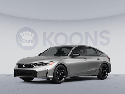 Solar Silver Metallic 2025 Honda Civic Sport